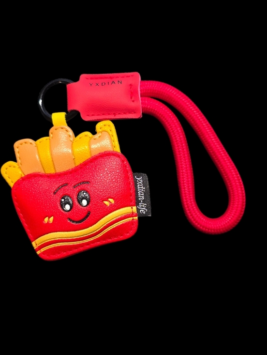 charmed by slg Accessories - Red and Yellow French Fry Key Holder